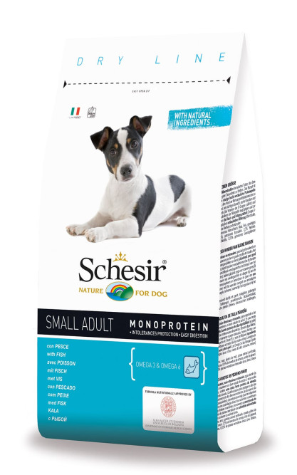 Schesir Dog Adult Small сухой корм для взрослых собак мелких пород с рыбой - 2 кг
