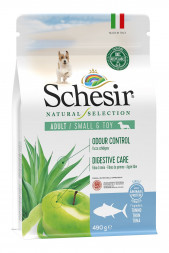 Schesir Natural Selection Dog Adult Toy&amp;Small сухой корм для взрослых собак мелких и декоративных пород с тунцом - 490 г