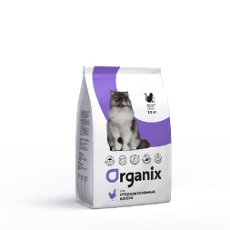 Organix сухой корм для стерилизованных кошек с курицей - 1,5 кг
