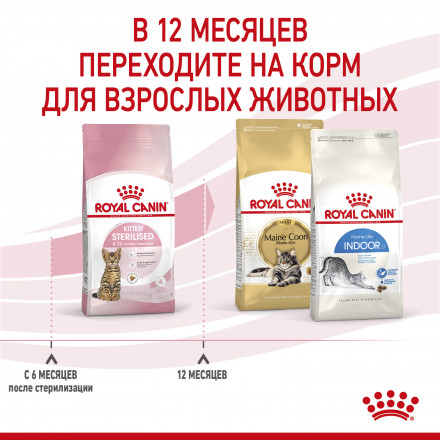 Royal Canin Kitten Sterilised сухой корм для стерилизованных котят - 400 гр