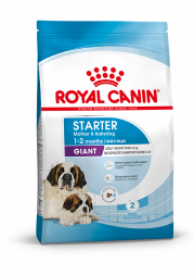 Royal Canin Giant Starter сухой корм для щенков до 2 месяцев, беременных и лактирующих собак гигантских пород - 15 кг