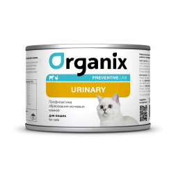 Organix Preventive Line Urinary диетические консервы для взрослых кошек при лечении МКБ и профилактике образования камней с говядиной - 240 г x 12 шт