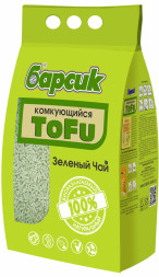 Барсик ToFu наполнитель комкующийся Зелёный чай - 4,54 л