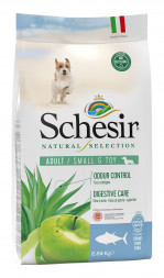 Schesir Natural Selection Dog Adult Toy&amp;Small сухой корм для взрослых собак мелких и декоративных пород с тунцом - 2,24 кг