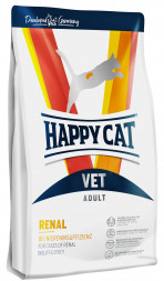 Happy Cat Vet Diet Renal сухой корм для кошек при заболеваниях почек - 1 кг