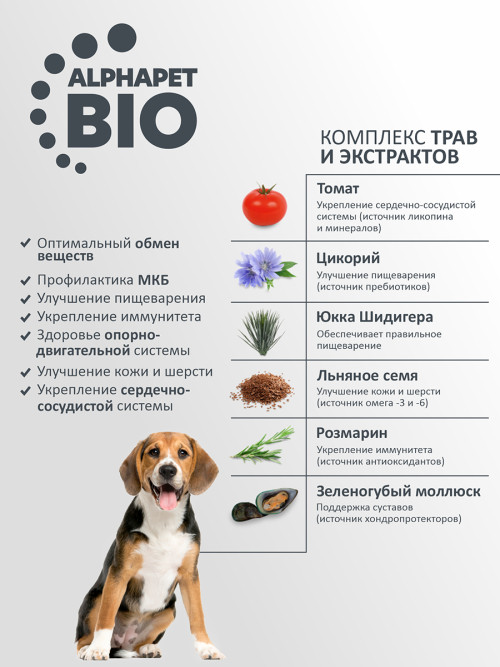 AlphaPet WOW Superpremium полнорационный сухой корм для взрослых собак мелких пород с индейкой и рисом - 7 кг