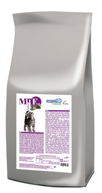 Forza10 Mr. Fruit Viola Kitten сухой корм для котят до 12 мес с курицей и фиолетовыми фруктами - 12 кг