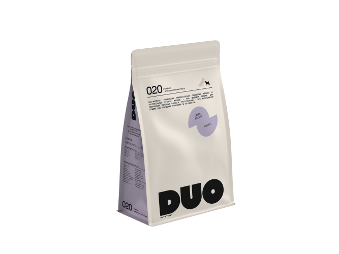 DUO Nutrition сухой полнорационный корм для щенков всех пород с ягненком и рисом - 1 кг