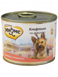 Мнямс влажный корм Клефтико по-Афински для взрослых собак с ягненком и томатами в консервах - 200 г (6 шт в уп)