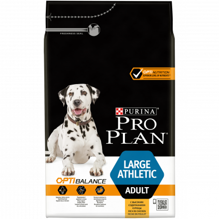 Pro Plan Adult Large Athletic сухой корм для взрослых собак крупных пород с атлетическим телосложением с курицей - 3 кг