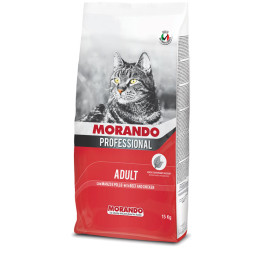 Morando Professional Gatto сухой корм для взрослых кошек с говядиной и курицей - 15 кг