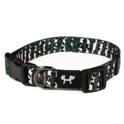 United Pets Complete me ошейник для собак, M 34-56/2 см, розовый камуфляж