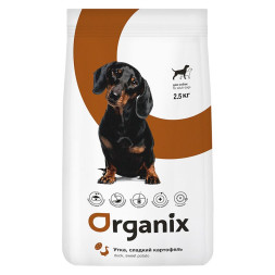 Organix Grainfree сухой корм беззерновой для собак с уткой и сладким картофелем - 2,5 кг