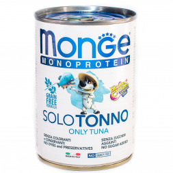 Monge Dog Monoprotein Solo B&amp;S консервы для собак паштет из тунца - 400 г  (24 шт в уп)