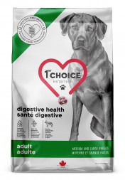 1st Choice Digestive Health сухой беззерновой корм для взрослых собак средних и крупных пород для здорового пищеварения с курицей - 12 кг