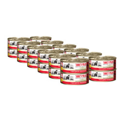 Зоогурман влажный корм для взрослых кошек, с говядиной, в консервах - 100 г х 24 шт