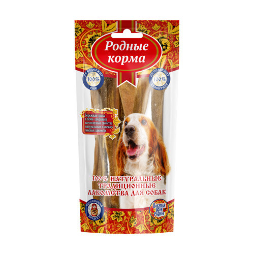 Родные Корма "Традиционные" лакомство для собак рубец говяжий - 65 г