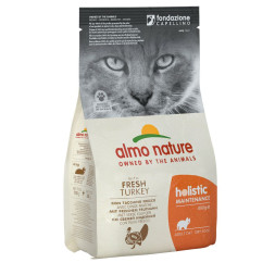 Almo Nature Holistic сухой корм для взрослых кошек с индейкой - 400 г