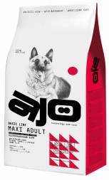 AJO Dog Maxi Adult сухой корм для взрослых собак крупных пород с олениной, индейкой и гречкой - 12 кг