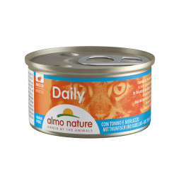 Almo Nature Daily Menu Adult Cat Mousse Tuna &amp; Cod консервы нежный мусс для взрослых кошек меню с тунцом и треской - 85 г х 24 шт