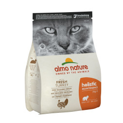 Almo Nature Holistic сухой корм для взрослых кошек с индейкой - 2 кг