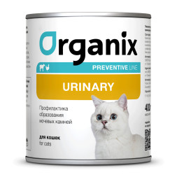 Organix Preventive Line Urinary диетические консервы для взрослых кошек при лечении МКБ и профилактике образования камней с говядиной - 400 г x 9 шт