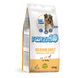 Forza10 Med. Maint полнорационный сухой корм для взрослых собак средних и крупных пород из курицы и картофеля - 15 кг