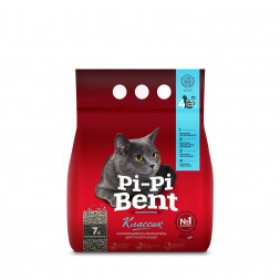 Pi-Pi Bent Classic комкующийся наполнитель из бентонитовой глины для кошек - 3 кг