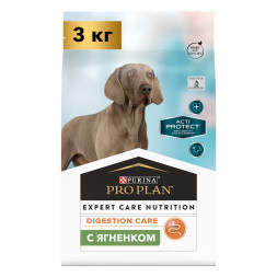 Purina Pro Plan Acti-Protect сухой корм для собак средних пород с чувствительным пищеварением с ягненком - 3 кг