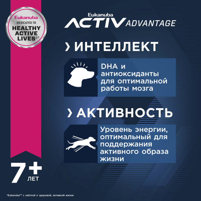 Сухой корм Eukanuba Mature &amp; Senior для пожилых собак крупных пород старше 6 лет с курицей - 4 кг