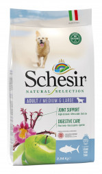 Schesir Natural Selection Dog Adult Medium&amp;Large сухой корм для взрослых собак средних и крупных пород с тунцом - 2,24 кг