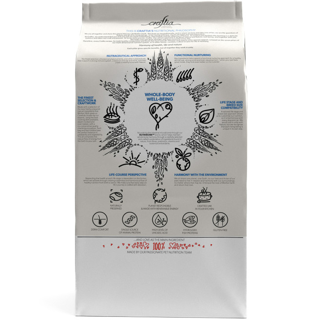 Craftia Galena Cat Hypoallergenic Derm Care сухой диетический корм для взрослых кошек при пищевой аллергии и заболеваниях кожи - 4,5 кг