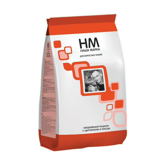 Наша Марка сухой корм для взрослых кошек с цыпленком и рисом - 2 кг