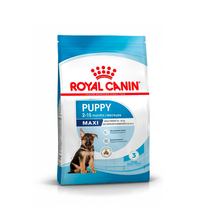 Royal Canin Maxi Junior сухой корм для щенков крупных пород с 2 до 15 месяцев - 15 кг