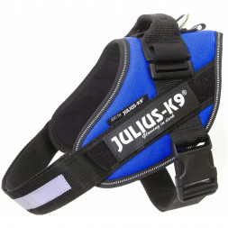 Julius-K9 шлейка для собак IDC-Powerharness 0, 58-76 см/ 14-25 кг, синяя