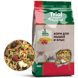 Triol Original корм для мышей и крыс - 450 г
