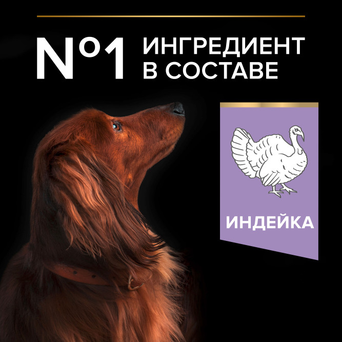 Purina Pro Plan Optidigest Grain Free сухой беззерновой корм для взрослых собак мелких пород с чувствительным пищеварением с индейкой - 700 г