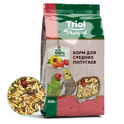 Triol Original корм для средних попугаев - 450 г