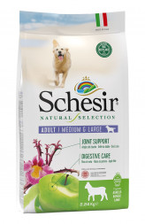 Schesir Natural Selection Dog Adult Medium&amp;Large Gluten Free сухой корм для взрослых собак средних и крупных пород с ягненком - 2,24 кг