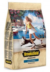 Brooksfield Dog Adult All Breeds сухой корм для взрослых собак с курицей и рисом - 800 г