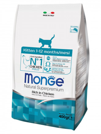 Monge Kitten сухой корм для котят с курицей 400 г