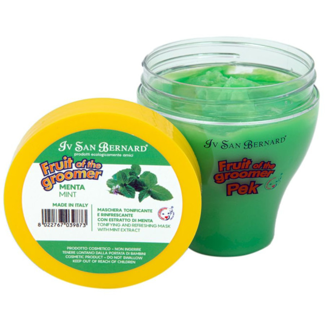 Iv San Bernard Fruit of the Grommer Mint Восстанавливающая маска для любого вида шерсти с витамином В6 250 мл
