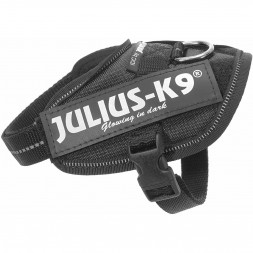 Julius-K9 шлейка для собак IDC-Powerharness 0, 58-76 см/ 14-25 кг, черная