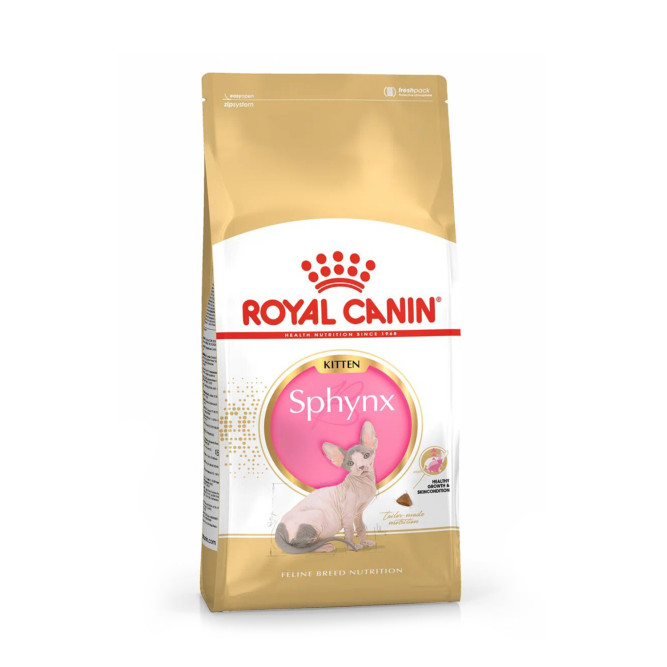 Royal Canin Sphynx Kitten сухой корм для котят пород Сфинкс до 12 месяцев - 400 гр