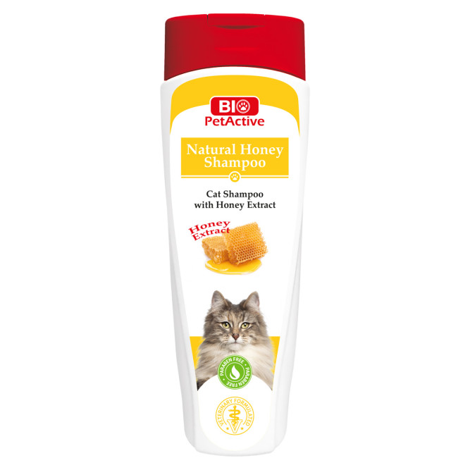BioPetActive шампунь с натуральным медом для кошек - 400 мл