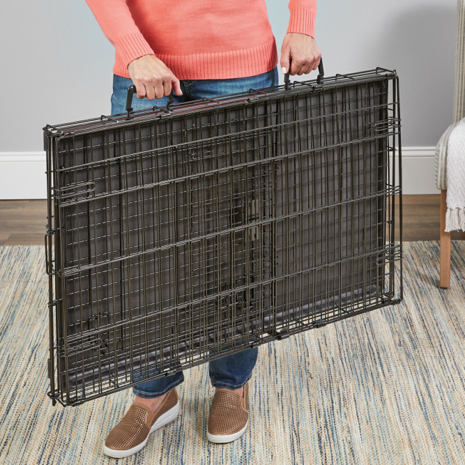 MidWest клетка iCrate 76х48х53h см 2 двери черная