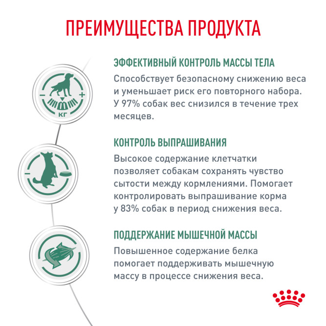 Royal Canin Satiety Weight Management SAT30 сухой корм для взрослых собак для контроля избыточного веса - 1.5 кг