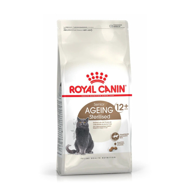 Royal Canin Ageing Sterilised 12+ сухой корм для стерилизованных пожилых кошек старше 12 лет - 4 кг