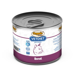 Organic Сhoice VET Renal влажный корм для взрослых кошек, для профилактики болезней почек, в консервах - 240 г х 12 шт