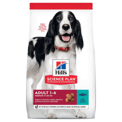 Hills Science Plan Advanced Fitness сухой корм для собак мелких и средних пород от 1 до 7 лет с тунцом и рисом - 12 кг